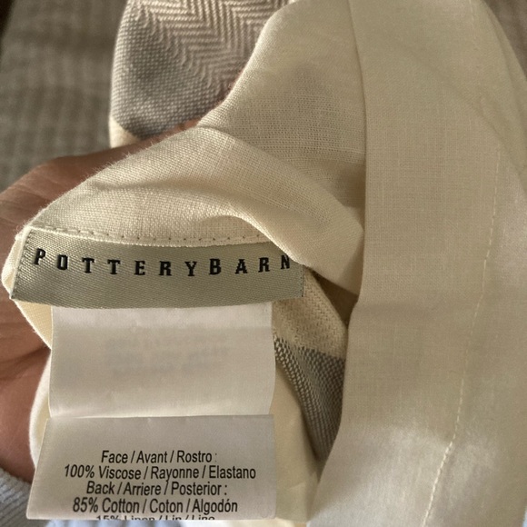 Pottery Barn Linen Striped King Pillow Case - Picture 6 of 7